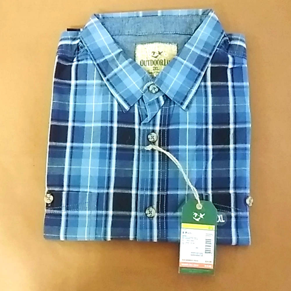 nwt!!  Outdoor life discovery pattern shirt 4593v